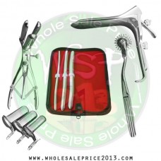  Hegar uterine dilator 3 pieces set, 7-8, 11-12, 15-16, pinwheel,mathieu, grave large, collin 3pcs